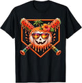Summerween Boys Kids Funny Summer Halloween Baseball drip Unisex , , , Long Sleeve Tee