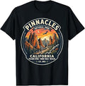 Pinnacles National Park California Retro Hiking Trail Badge Unisex , , , Long Sleeve Tee