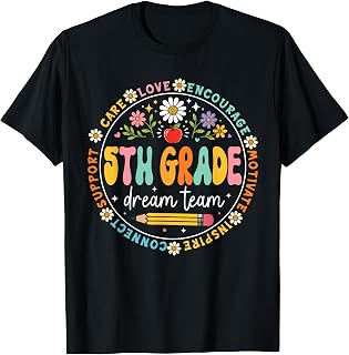 5th Grade Teacher Team Back to School Fifth Grade Teachers Unisex , , , Long Sleeve Tee