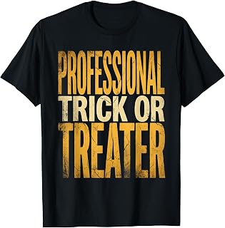 Professional Trick Or Treater Halloween Design Unisex , , , Long Sleeve Tee