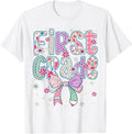 First Grade 1st Coquette Cute Floral First Day Teacher Girl Unisex , , , Long Sleeve Tee