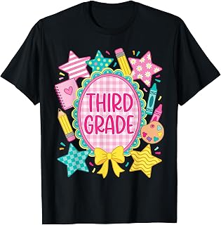 Third Grade Back to School's First Day Student Teacher Unisex , , , Long Sleeve Tee