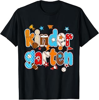 Kindergarten Basketball Football First Day Teacher Boy Unisex , , , Long Sleeve Tee