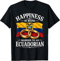 Ecuadorian Flag Pride Bandera Ecuador Roots Marriage Married Unisex , , , Long Sleeve Tee