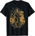 St. Louis IX Crusader King Medieval Catholic Knight Cross Unisex , , , Long Sleeve Tee