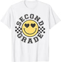 Retro Groovy Second Grade Back to School 2nd Grade Teachers Unisex , , , Long Sleeve Tee
