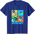 Kids Astro Bot Rescue Mission Fighting Pose Grid Video Game Unisex , , , Long Sleeve Tee