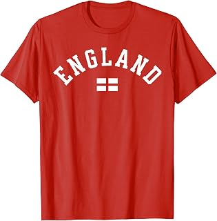 England English Flag Red Unisex , , , Long Sleeve Tee