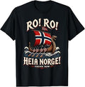 Ro Ro Heia Norge Viking Row Norwegian Soccer Fan Unisex , , , Long Sleeve Tee