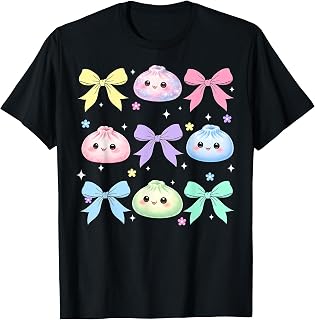 Kawaii Dumpling Cute Pastel Anime Dumpling Lovers Kids Girl Unisex , , , Long Sleeve Tee