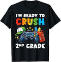 Ready to Crush 2nd Grade Video Game Back to School Boys Unisex , , , Long Sleeve Tee