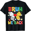 Bruh We Back Third 3rd Grade Back to School Bow Girls Kids Unisex , , , Long Sleeve Tee