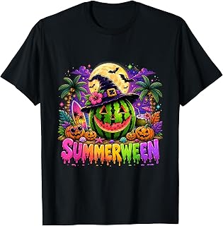 Watermelon Summerween Spooky Vacations Unisex , , , Long Sleeve Tee
