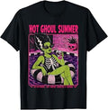 Vintage Hot Ghoul Summer Halloween Beach Summerween Cocktail Unisex , , , Long Sleeve Tee
