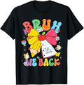 Back to School Bruh We Back 5th Grade Pencil Bow Women Girl Unisex , , , Long Sleeve Tee