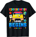 Kindergarten Boys First Day of Kindergarten Gaming School Unisex , , , Long Sleeve Tee