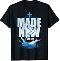Made Water Dove Baptism Bible Verse Christian Jesus Baptized Unisex , , , Long Sleeve Tee