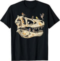 Dinosaur Skull Birdwatcher Evolution Science Humor Unisex , , , Long Sleeve Tee