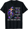 This is My Story This is My Song Praising My Savior Cross Unisex , , , Long Sleeve Tee