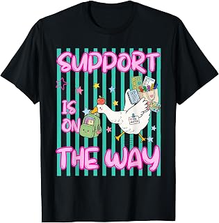 Support is On The Way Silly Goose Special Education Teacher Unisex , , , Long Sleeve Tee