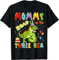 Mommy of The Three Rex 3Rd Birthday Boy Dinosaur T-Rex Unisex , , , Long Sleeve Tee