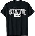 Sixth Grade Teacher First Day of 6th Grade Back to School Unisex , , , Long Sleeve Tee