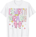 Fourth 4th Grade Teachers Girls Back to School Pencil Bow Unisex , , , Long Sleeve Tee