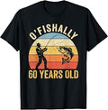 Ofishally 60 Years Old 60th Birthday Fishing Unisex , , , Long Sleeve Tee