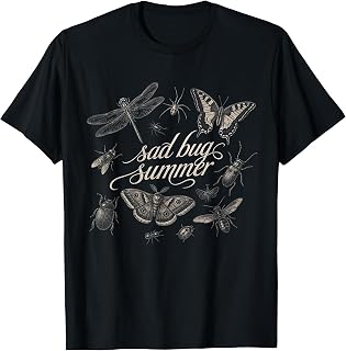 Sad Bug Summer Insects Lover Unisex , , , Long Sleeve Tee