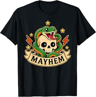 Mayhem Son Daughter Funny Matching Family Kids Girls Boys Unisex , , , Long Sleeve Tee