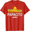 Papacito Funny Mexican Daddy Cinco de Mayo Father Unisex , , , Long Sleeve Tee