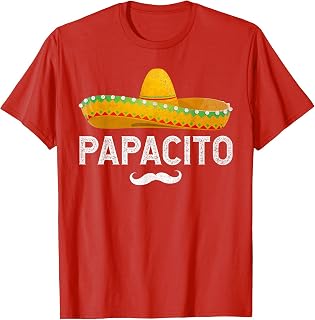 Papacito Funny Mexican Daddy Cinco de Mayo Father Unisex , , , Long Sleeve Tee
