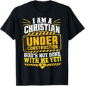 Christian Under Construction God's Not Done with Me Unisex , , , Long Sleeve Tee