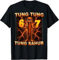 Tung Tung Tung Sahur Six Seven 67 Meme for Kid Unisex , , , Long Sleeve Tee