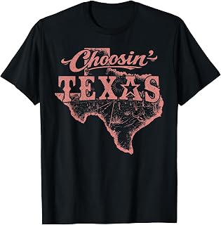 Choosin' Texas Trendy Western Aesthetic Unisex , , , Long Sleeve Tee