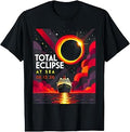 Total Solar Eclipse Cruise 2026 Eclipse Science 08 12 2026 Unisex , , , Long Sleeve Tee