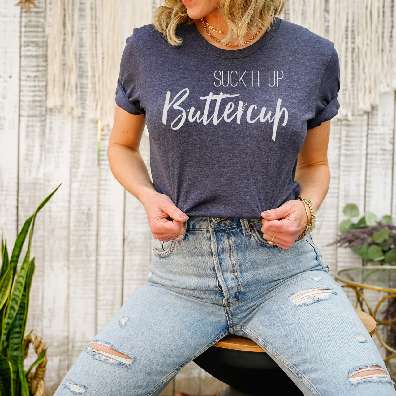 Suck It Up Buttercup Unisex , , , Long Sleeve Tee