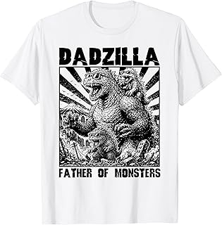 Dadzilla Father of Monsters Funny Dad Unisex , , , Long Sleeve Tee
