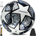 Soccer Ball Size 5,Waterproof PU Leather,Official Match Ball Unisex , , , Long Sleeve Tee
