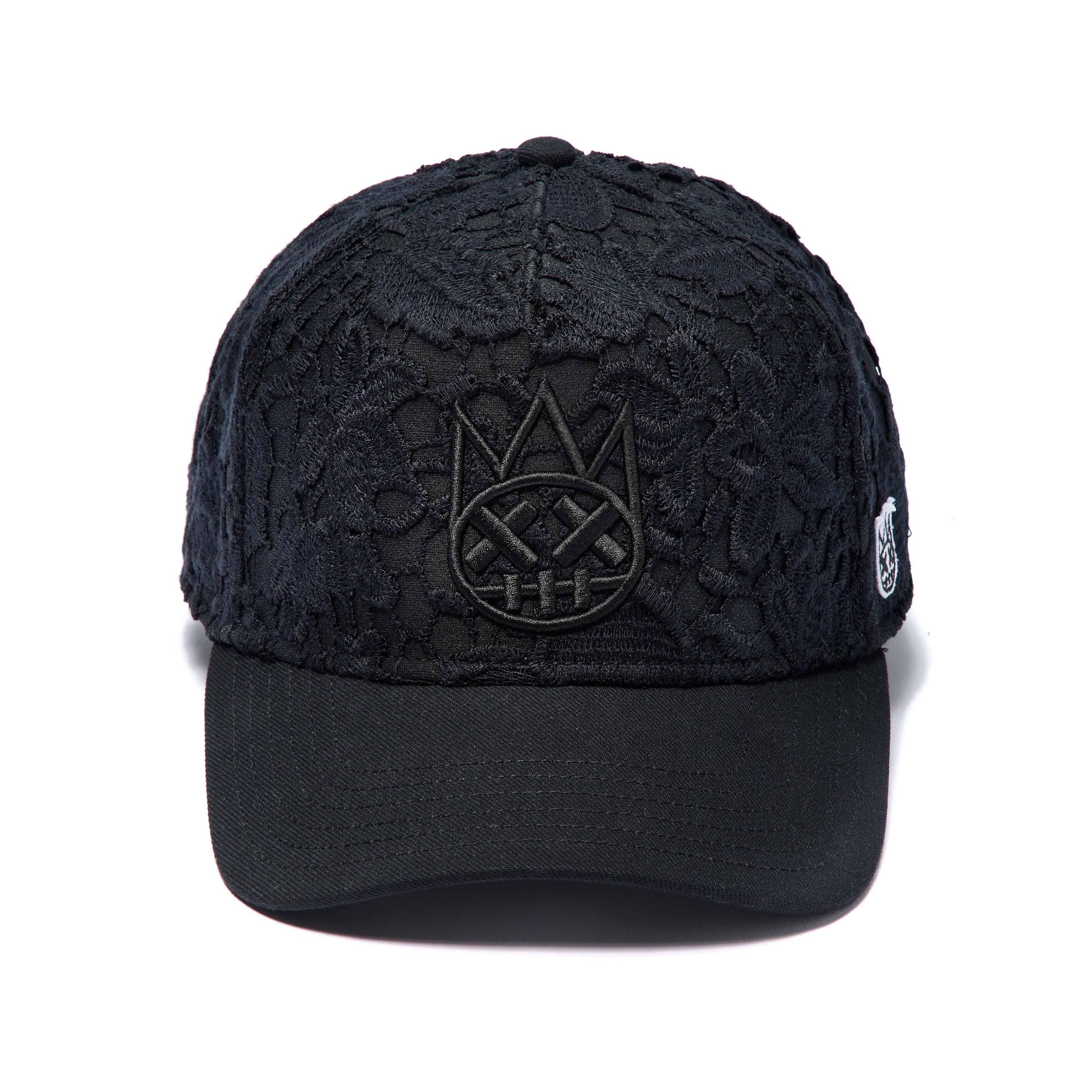 Cult's A Frame Trucker Hat "Lace" in Black Unisex , , , Long Sleeve Tee