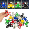 2026 World Cup Soccer Fidget Spinners with Cards, 12 Pack Soccer Goodie Bags Stuffers for Birthday Party, Soccer Party Favors, Fidget Toys Bulk, Stress Relief Fidget Spinners for Adult