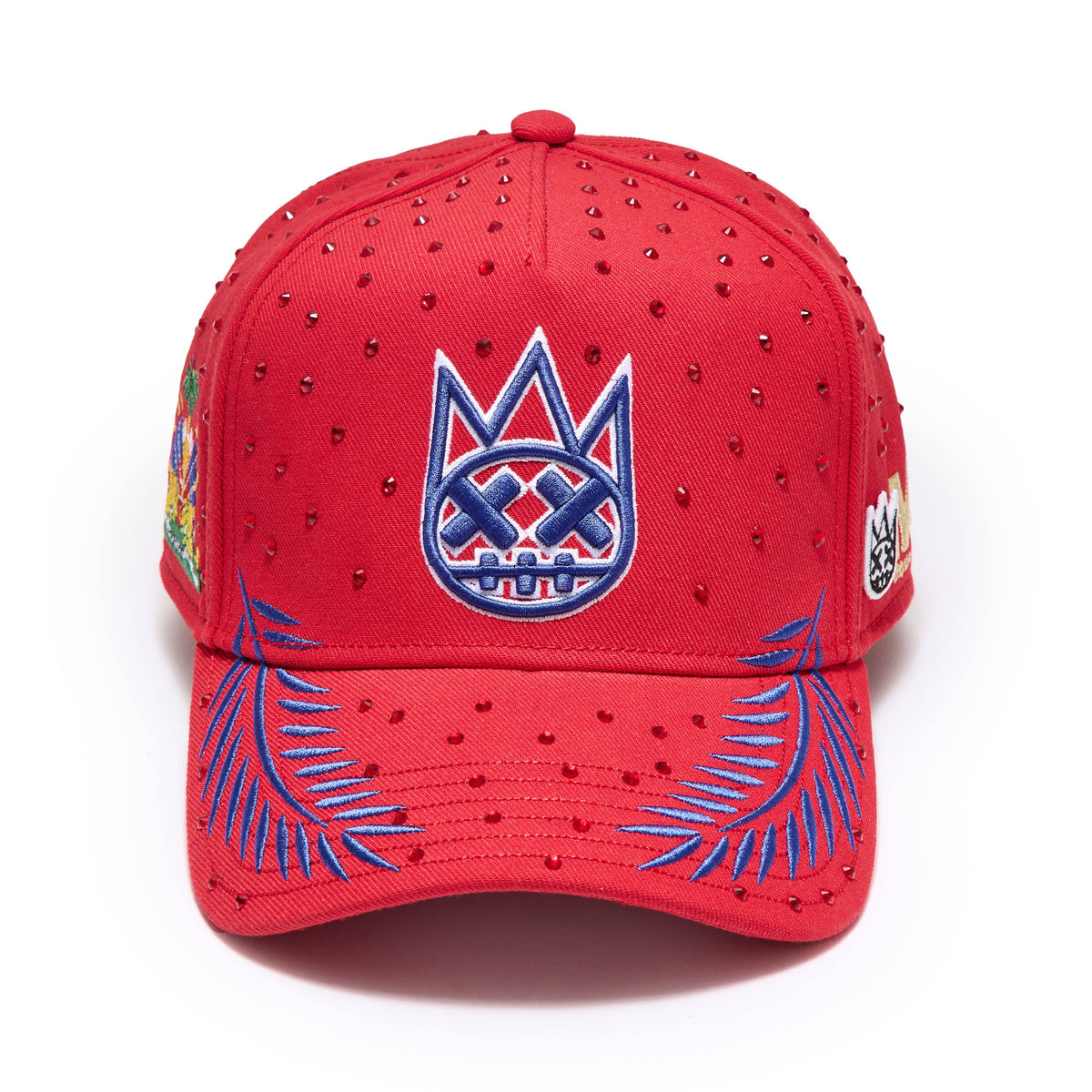Cult X Topson Trucker Hat in Red Unisex , , , Long Sleeve Tee