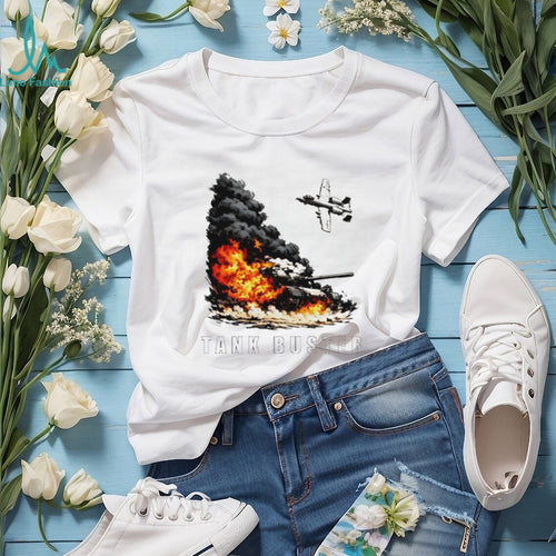 A 10 Warthog Tank Buster Military Aviation Graphic T Shirt