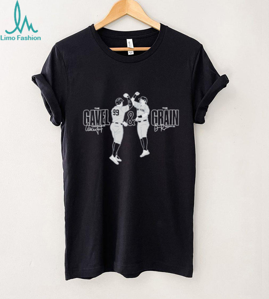 Aaron Judge The Gavel and The Grain New York Baseball Signature T Shirt