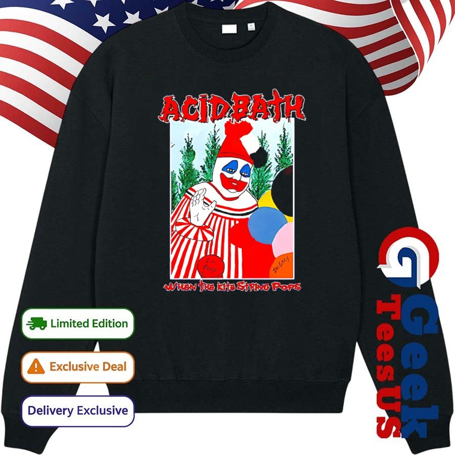 Acid bath when the kite string pops shirt Unisex , , , Long Sleeve Tee
