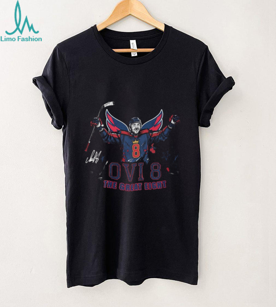 Alex Ovechkin Ovi 8 The Great Eight Washington Hockey Fan T Shirt