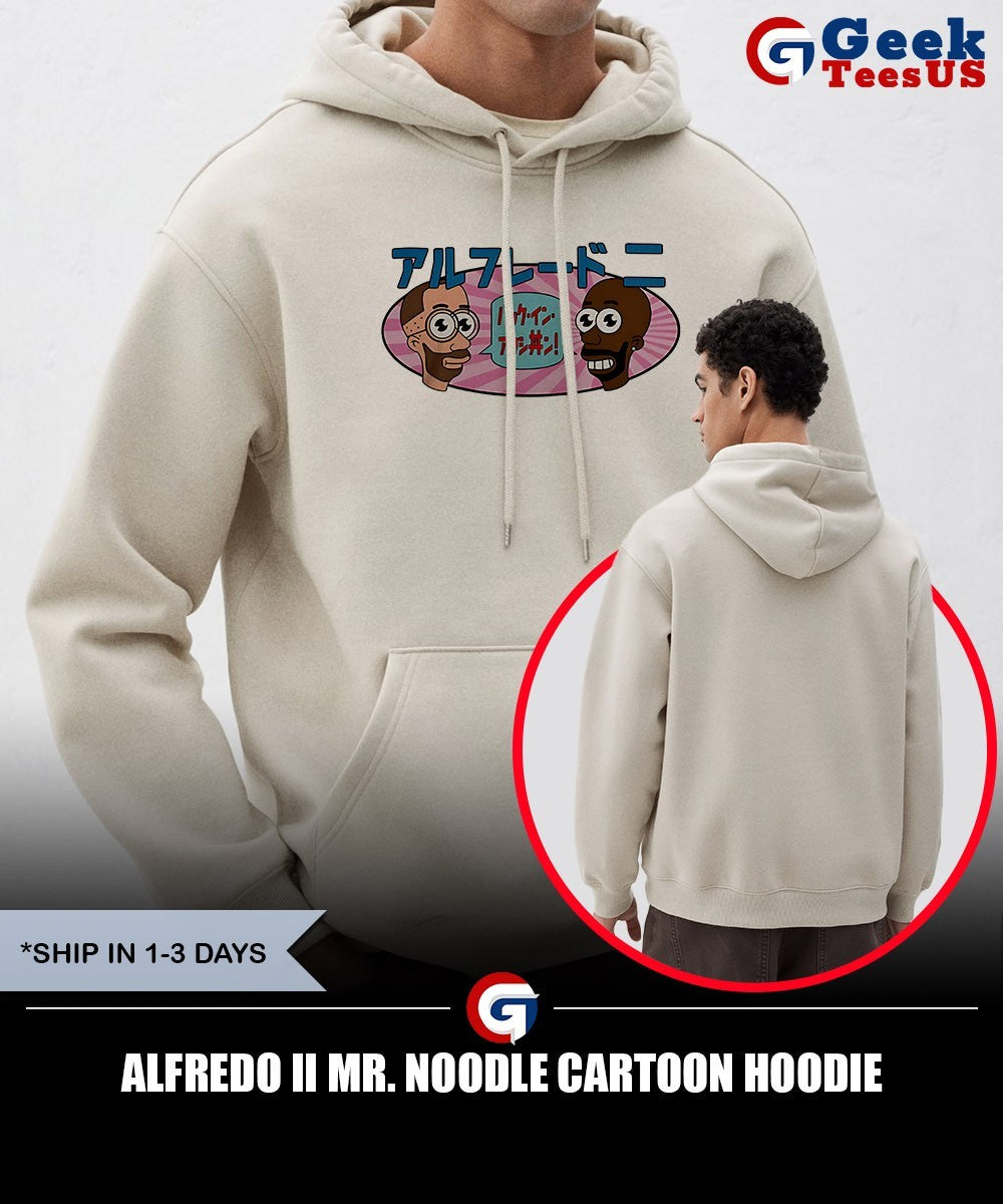 Alfredo II Mr. Noodle cartoon shirt Unisex , , , Long Sleeve Tee