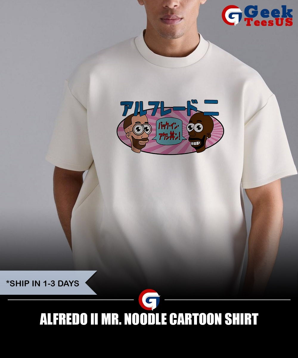 Alfredo II Mr. Noodle cartoon shirt Unisex , , , Long Sleeve Tee