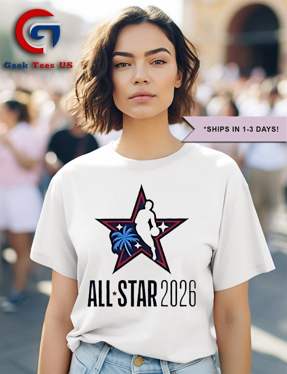 All-Star Game 2026 NBA logo star shirt Unisex , , , Long Sleeve Tee