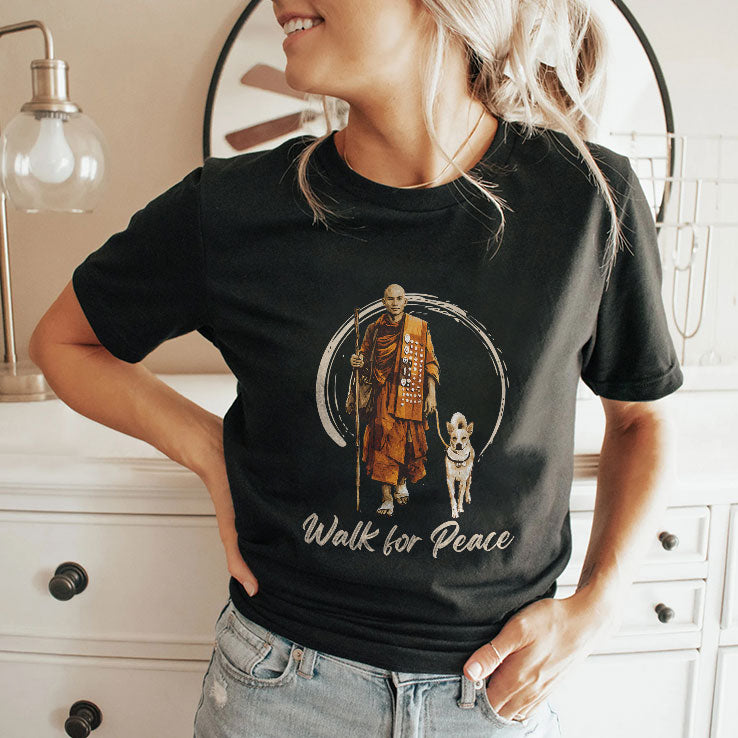Aloka Dog Walk For Peace T Shirt